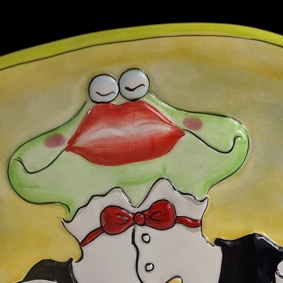 Farm Gourmet Green Frog Waiter Platter - Picture 6 of 11